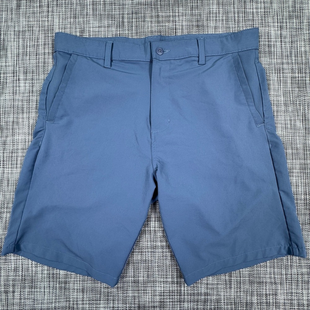 Ron Jon Surf Shop Men's Hybrid Shorts 34 Blue Stretch Quick Dry Board Surf Golf